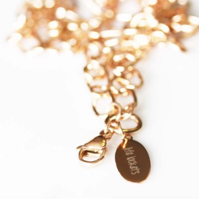 Cable Necklace - Rose Gold